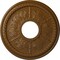 Ekena Millwork Tirana Ceiling Medallion (Fits Canopies up to 4 3/4"), 13 7/8"OD x 3 3/4"ID x 1 1/4"P, Smokey Topaz CM13TISTF - alternate 1